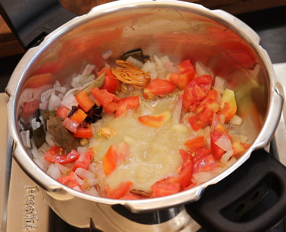 Add in Ginger Garlic PAste